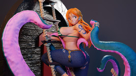 Nami from One Piece Figurine 12 in tall  10 in wide garage kit nfsw available - £119.90 GBP+