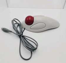 Vintage Logitech Trackball PS/2 Marble Mouse T-CM14 White Untested - $15.99