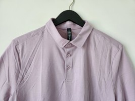 Nwt Lululemon Dyrs Dusty Rose Lavender Evolution Polo Top Shirt Men&#39;s Xxl - £80.13 GBP