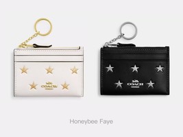 NWT Coach Mini Skinny Id Case With Star Print CW876 - £60.34 GBP+