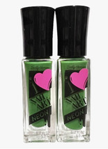 2X Sally Hansen Nail Polish I Love Nail Art Neon - Nail Color #150 Hot Wasabi - £6.14 GBP