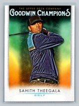 Sahith Theegala #33 2021 Upper Deck Goodwin Champions - $1.79