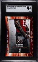 Justin Fields 2022 Leaf In The Game #BTR-5 Big Ticket Relic #TC-8 Tide/NFL Bears - £146.42 GBP