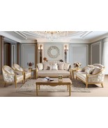 Exquisite Gold & Ivory Living Room Ensemble - $13,807.00 CAD