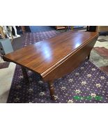 Oval Dropleaf Vintage Walnut Coffee Table - $265.05