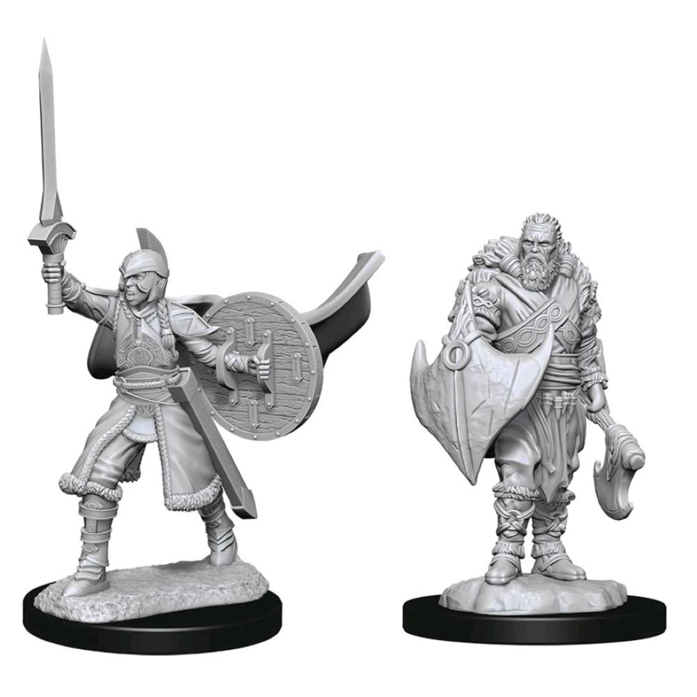 Magic the Gathering Unpainted Miniatures: Human Berserkers - $20.29