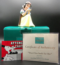 Snow White &amp; Bird Wdcc &#39;won&#39;t You Smile For Me?&#39; Disney Fine Signed Box Coa - £31.83 GBP