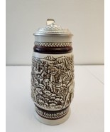 Beer Stein Avon Cowboy Roping Chuckwagon Cattle Drive Stage Coach Exclus... - £12.38 GBP