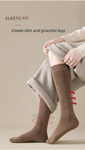 Women&#39;s Winter Warm Long  Thick Thermal Cotton Knee High Socs - £11.84 GBP