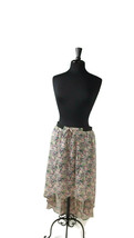 Princess Vera Wang Hi-Low Skirt  Teen Girls Semi Sheer Floral Print Size XL - £7.94 GBP