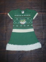 Grogu Baby Yoda Mandalorioan Star Wars Short Sleeve Christmas Sweater Dress 6 - £8.78 GBP
