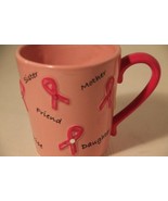 Lolita Breast Cancer Awareness Coffee Mug Pink Ribbon Mother Daughter Fr... - £21.77 GBP