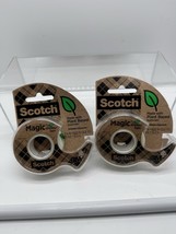 (2) Scotch Magic Greener Tape 123 3/4in x 600in Refill Dispenser Clear P... - $9.99