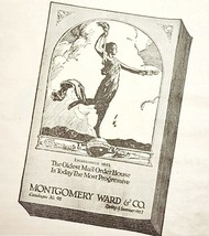 1923 Montgomery Ward Spring Catalogue Advertisement Ephemera 5.5 x 4.5&quot; - $11.49