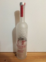 BELVEDERE VODKA 1.75 L EMPTY BOTTLE - SPECIAL EDITION RED - WITH CAP - £54.95 GBP