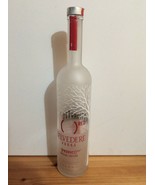 BELVEDERE VODKA 1.75 L EMPTY BOTTLE - SPECIAL EDITION RED - WITH CAP - £56.05 GBP