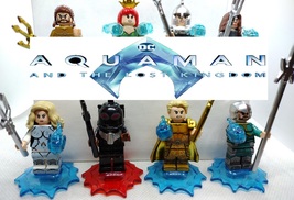 Aqua-Man 2 the lost kingdom custom designed minifigure set of 8 - $28.00