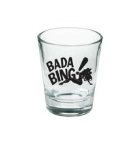 Bada Bing Strip Club Bar Prop The Sopranos TV Show Shot Glass LIMITED ED... - $9.59