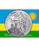 2016 Rwanda Meerkat PROOF African Ounce  0.999 Silver Ruanda - $79.95