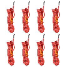 vidaXL Tent Guy Ropes with Spanners Reflective 8 pcs 13.1 &#39; 0.16 &quot; - $4,033.41 MXN