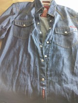 Mens Tops -  Spydenim size M Blue Button Up Shirt - $13.50