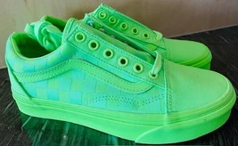 Vans Unisex Off The Wall 721356 Fluorescent Green Shoes Sneakers M 4  W 5.5 NWOB - $58.49