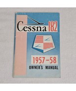 Vintage 1957-58 Cessna 182 Owner&#39;s Manual Book - $903.97 MXN