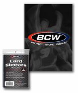 5 packs of 100 (500) BCW Clear Standard Sized Card Sleeves - €10,00 EUR