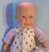 Berenguer Babies Happy 15&quot; Baby Doll, Soft Body Blue Eyes Purple - £17.98 GBP