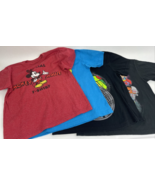 Lot of 4 Kid&#39;s Boy&#39;s T Shirts Size L7 Disney TMNT Sponge Bob DC Batman S... - $24.99