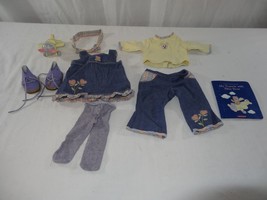 Vintage American Girl Bitty Baby Doll 2 in 1 Travel Set  Passport Airpla... - $52.49
