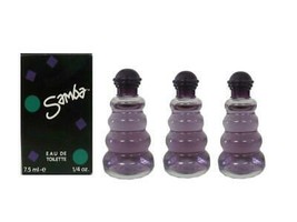 Samba Perfumes Workshop Women Lot of 3 x 7.5 ml Eau de Toilette Travel Mini NIB - £15.58 GBP