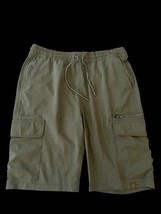Sun River Shorts Size Large Mens Cargo Green Performance Lightweight Hik... - $33.44