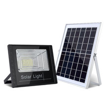 80W LED Garden Solar Lights Eco Flood Lamp Smart Auto Outdoor IP65 with Rem - £95.88 GBP