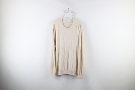 Vintage 90s Streetwear Mens Size XL Blank Checkered Knit Crewneck Sweate... - $44.50