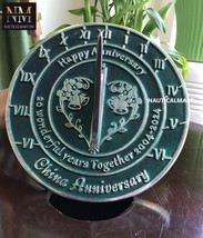 NauticalMart 20th China Wedding Anniversary Sundial Gift for Him or Her, Husband - £62.14 GBP