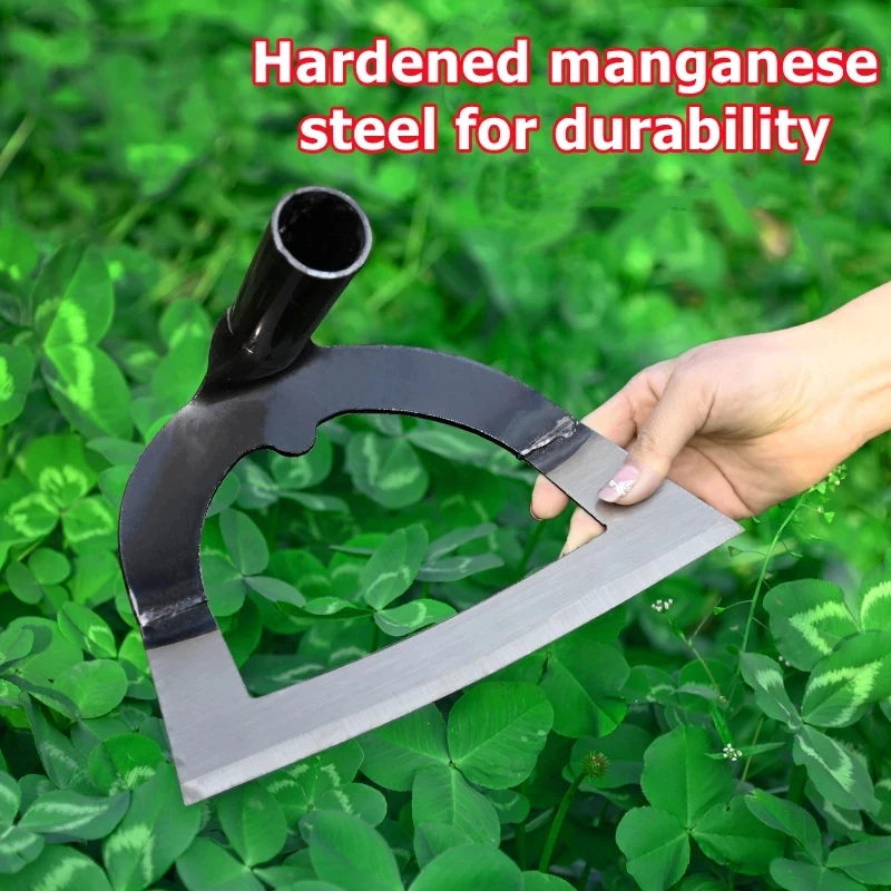 Handheld Hollow Hoe Thickened Manganese Steel Agricultural Weeding Hoe Planting - £19.41 GBP+