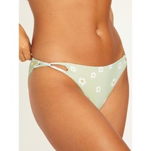 Volcom Womens Eco True Full Coverage Swim Bikini Bottom Daisy Hipster Green L - £11.41 GBP