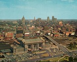 Union Station and Skyline Kansas City MO Postcard PC570 - $4.99
