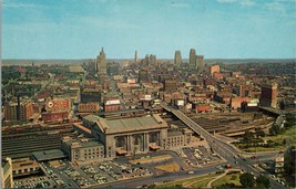Union Station and Skyline Kansas City MO Postcard PC570 - $4.99