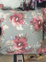 Ralph Lauren 1PC &quot;Shetland Manor&quot; Floral 18 X18 Sq Toss Pill Nwt - £47.01 GBP