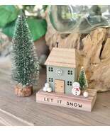 Christmas Festive Wooden Cottage &quot;Let It Snow&quot; - $32.19 CAD