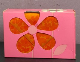 Vintage American Greeting Orange Flower Envelopes  1970 Box of 24 New 4 x 6 - £10.00 GBP