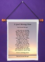 A Good Morning Poem - Personalized Wall Hanging (830-1) - £15.04 GBP