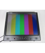 American Dynamics ADMNLCD20 20in LCD Security Monitor Lines on Screen AS-IS - £23.00 GBP