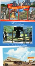 Philadelphia, Pa. - 8 Senic Color Picture Postcards - £4.62 GBP