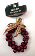 Vintage Red Jingle Bells Christmas Tree Ornament Holiday Expressions - £11.99 GBP