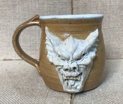 Tom Pollok Monster 3D Demon Art Pottery Coffee Mug Cup Creepy Scary Horr... - $55.44