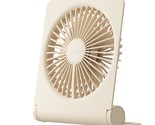 Small Desk Fan, Portable Usb Rechargeable Fan, 160 Tilt Folding Personal... - $42.99