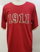 KAPPA ALPHA PSI FRATERNITY T-SHIRT RED PHI NU PI FOUNDERS YEAR T-SHIRT 1911 - £25.57 GBP